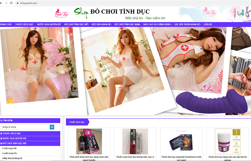 Trang web mua bán thuốc kích dục giá rẻ